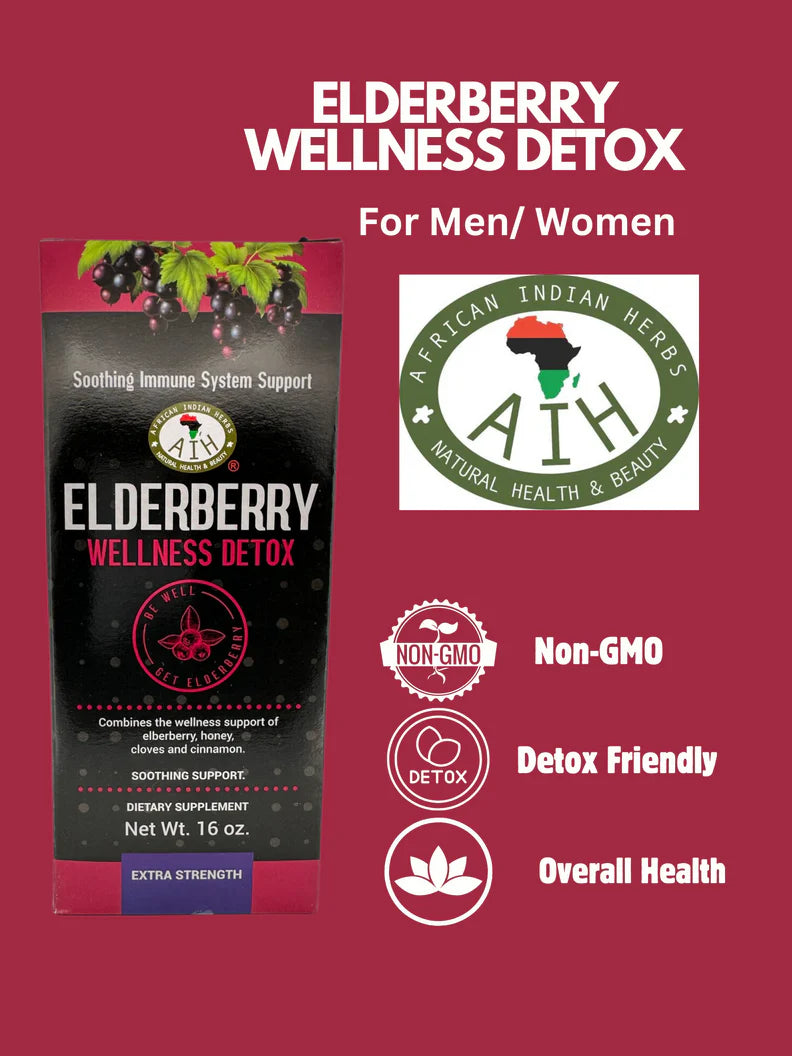 Organic Elderberry Syrup with Echinacea & Herbal Blend - 16oz Liquid - Immune & Respiratory Support