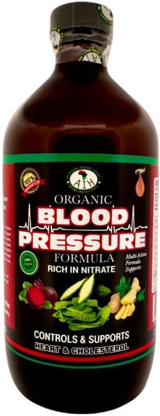 2-Pack Blood Pressure Support Liquid - Organic Beet Root, Bitter Melon, Turmeric Blend | Natural Herbal Bitter for Healthy Levels