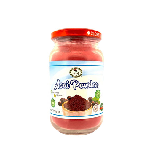 Organic Acai Berry Powder, 200g, Freeze-Dried