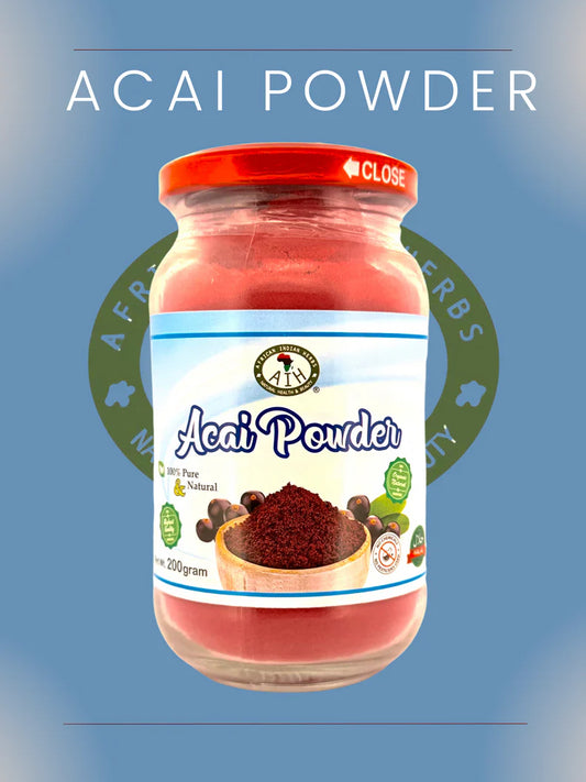 Organic Acai Berry Powder, 200g, Freeze-Dried