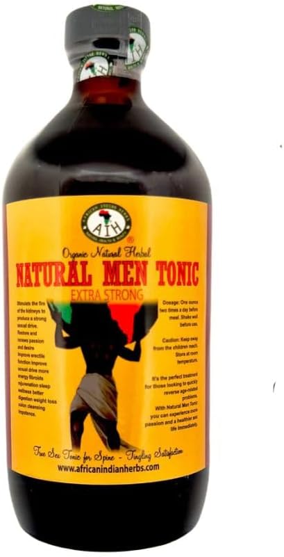 Men's Herbal Energy Tonic 2-Pack: Vitality & Performance 16oz