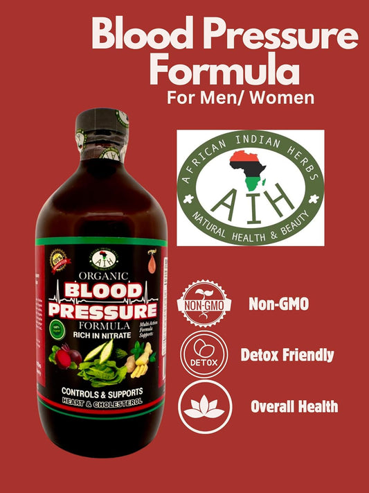 Blood Pressure Support Liquid - Herbal Bitter Tonic with Beet Root, Bitter Melon, Cinnamon, Dandelion & More - 8oz