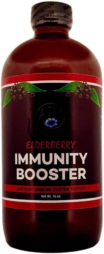Elderberry Immunity 8oz - Herbal Support for Adults & Kids