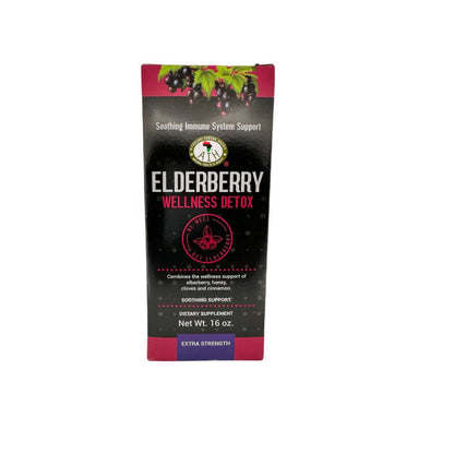 Organic Elderberry Syrup with Echinacea & Herbal Blend - 16oz Liquid - Immune & Respiratory Support