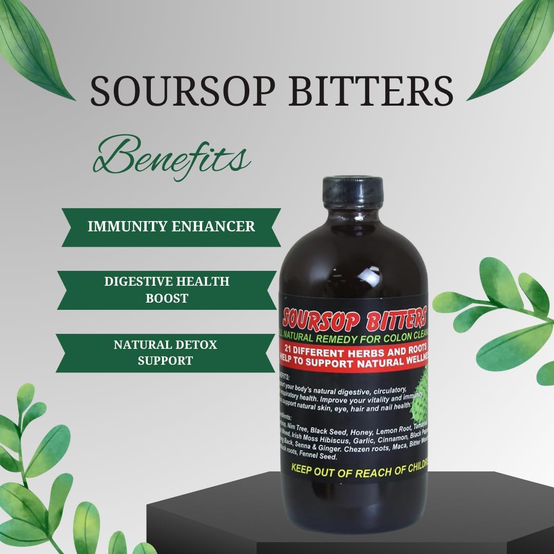 Soursop Bitters, Colon Cleanse & Detox