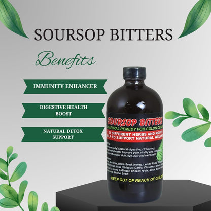 Soursop Bitters, Colon Cleanse & Detox