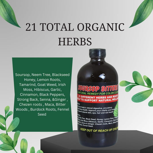 Soursop Bitters, Colon Cleanse & Detox