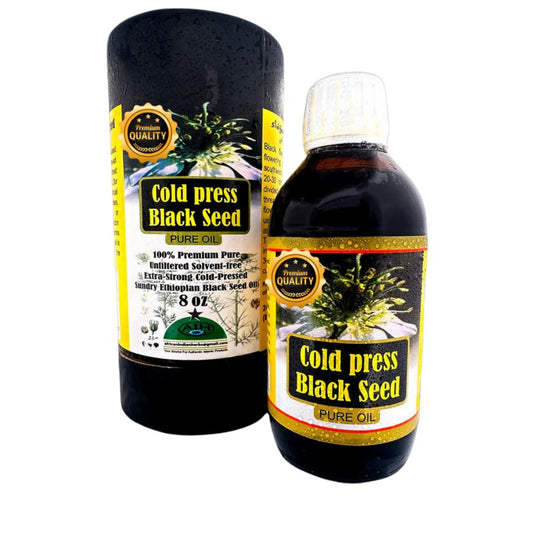 Black Seed Oil 8oz - Cold-Pressed Nigella Sativa